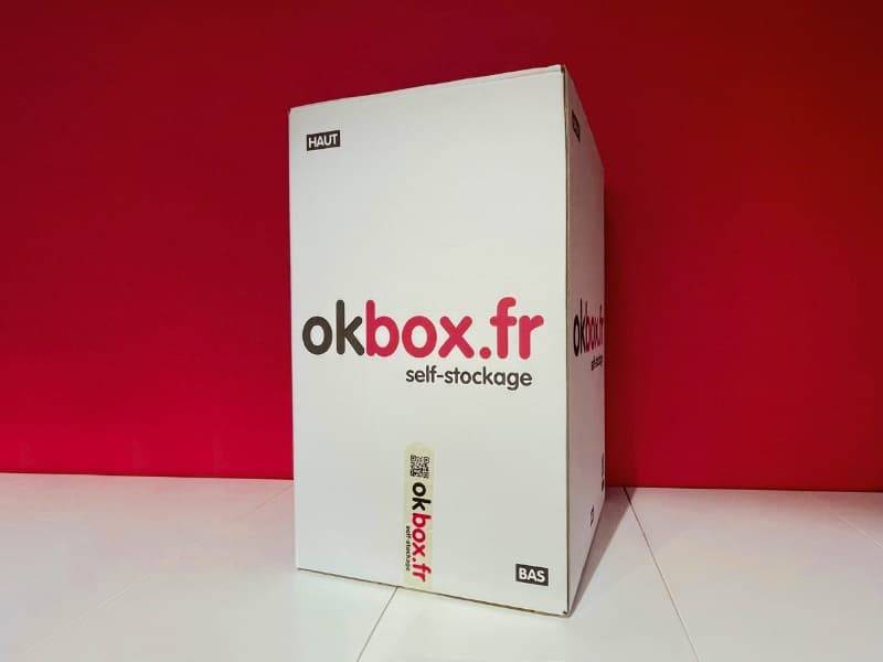 okbox garde meuble Caen box stockage Carton grand modèle